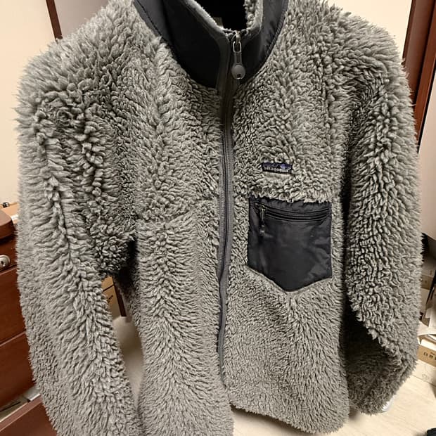 파타고니아 딥파일 그레이 l