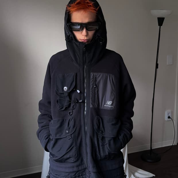 New Balance x Eastlogue 리거 메이드 플리스 자켓