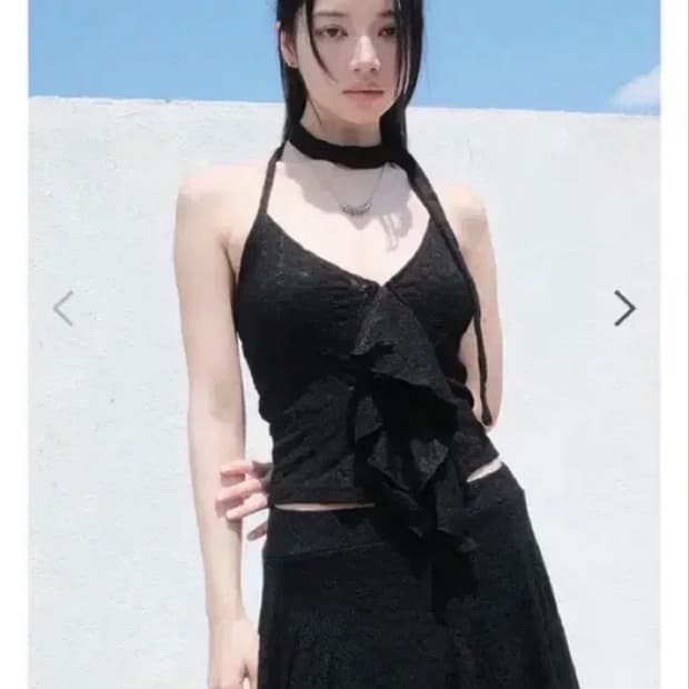 애즈온 시아 타이 슬리브리스 SIA TIE SLEEVELESS