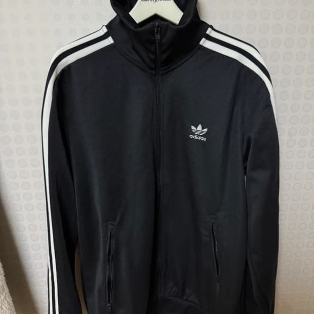 아디다스 베켄바우어 져지 트랙탑 블랙 L 새상품급
