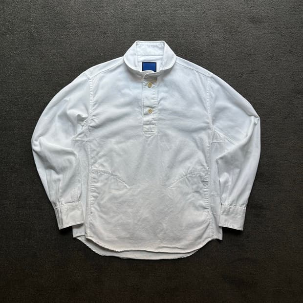 Document 화이트 헨리넥 셔츠 S