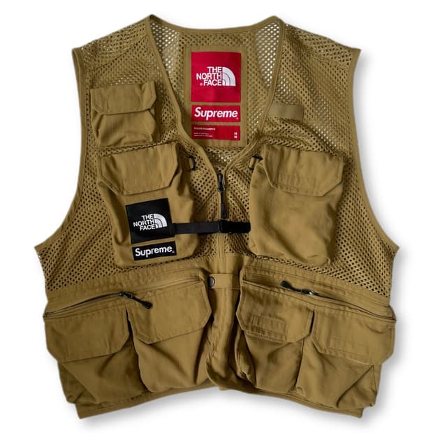 20ss 슈프림 노스페이스 카고 베스트 M(XL)
