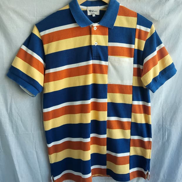 타케오키쿠치 남성용 반팔 카라티셔츠 폴리 혼방 L사이즈