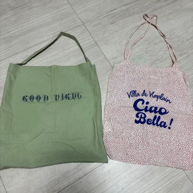 비아플레인 에코백 일괄
