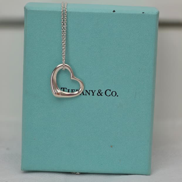 티파니앤코 엘사 퍼레티 20mm 오픈 하트 목걸이