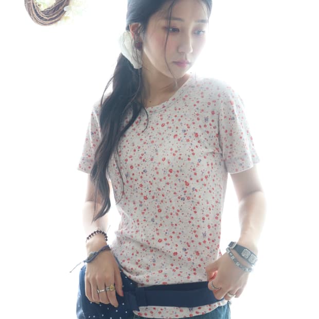 [45rpm] Petit Floral T-Shirt