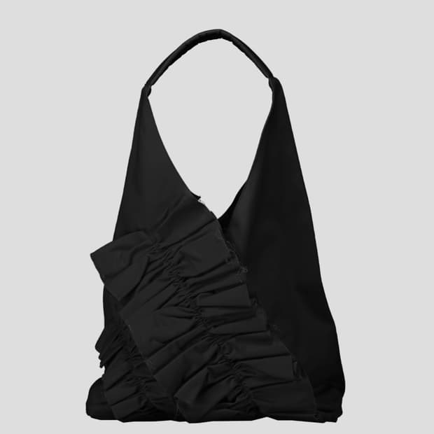 생긴스튜디오 COTTON ORIGAMI RUFFLE BAG