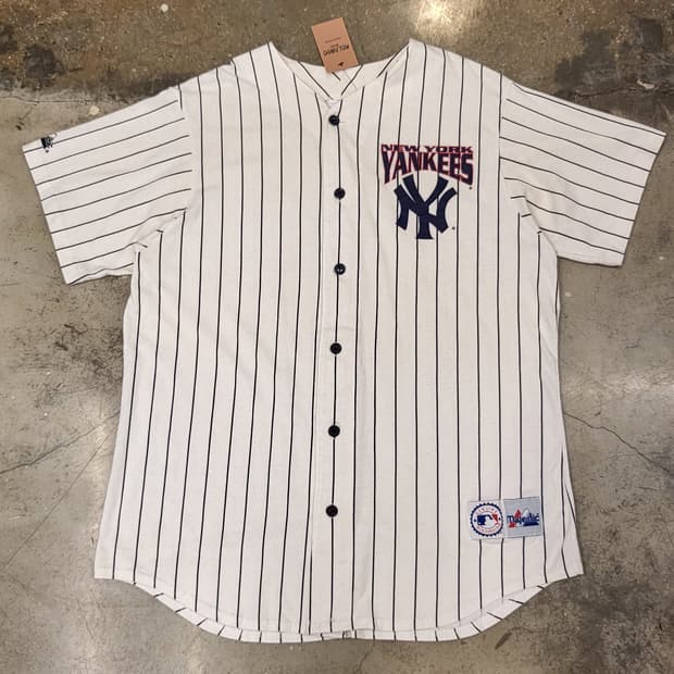 90s Made in USA 마제스틱 뉴욕양키스 메이저리그 야구유니폼
