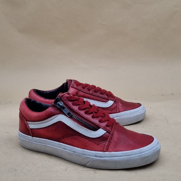 반스 올드스쿨 레더짚 여성스니커즈230 