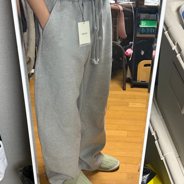 아르반 트리플 리프 커브드 스웻 팬츠