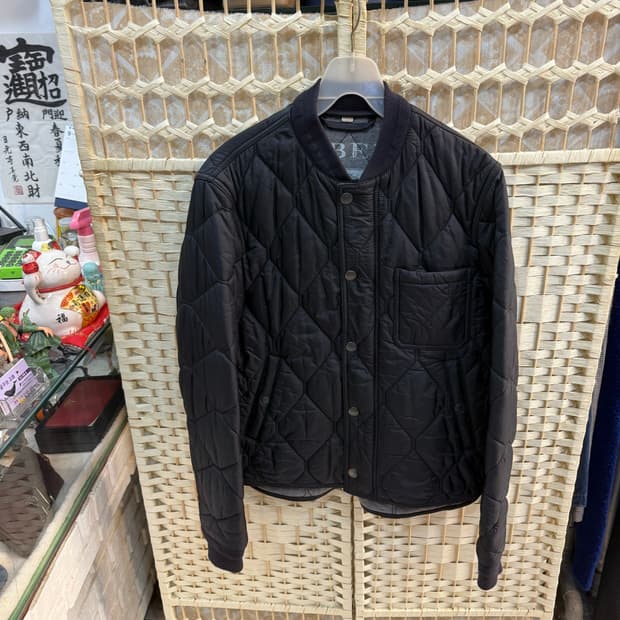 95 정품 버버리 누빔 블루종 팝니다