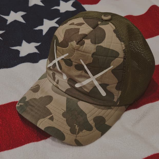 베이프 카우스 매쉬캡 볼캡