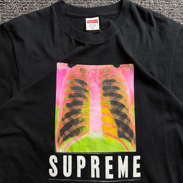 슈프림 엑스레이 티셔츠 블랙 2641