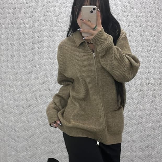 수아레 빈티지 모던캐주얼 니트 가디건 L C07652