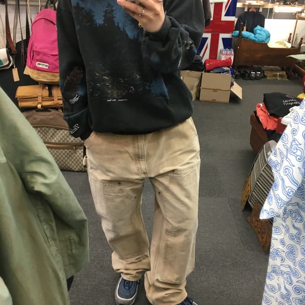 칼하트 더블니 팬츠