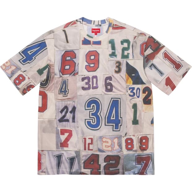 슈프림 23SS 저지 콜라쥬 티