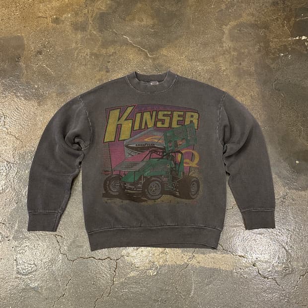 90s 프룻오브더룸 레이싱 맨투맨 스웻셔츠 L