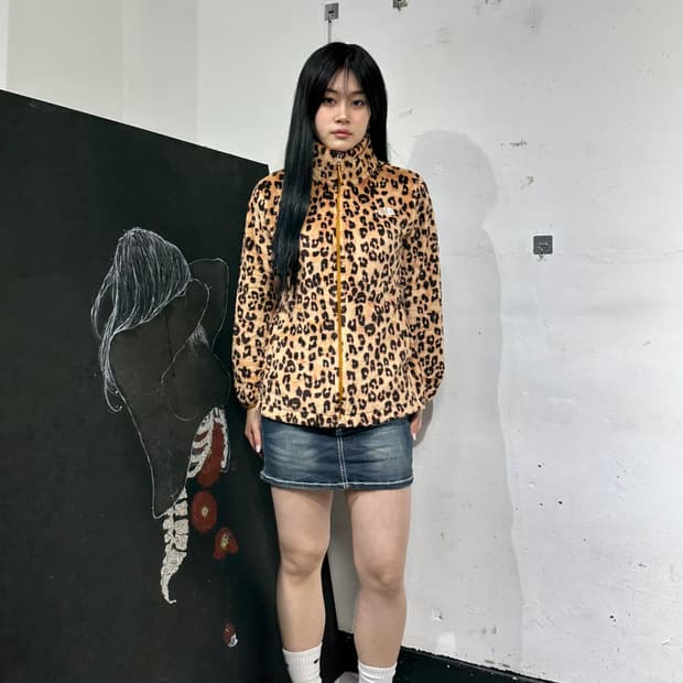 노스페이스 레오파드 플스점퍼 