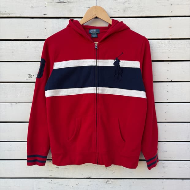 Polo 폴로 빅포니 후드집업