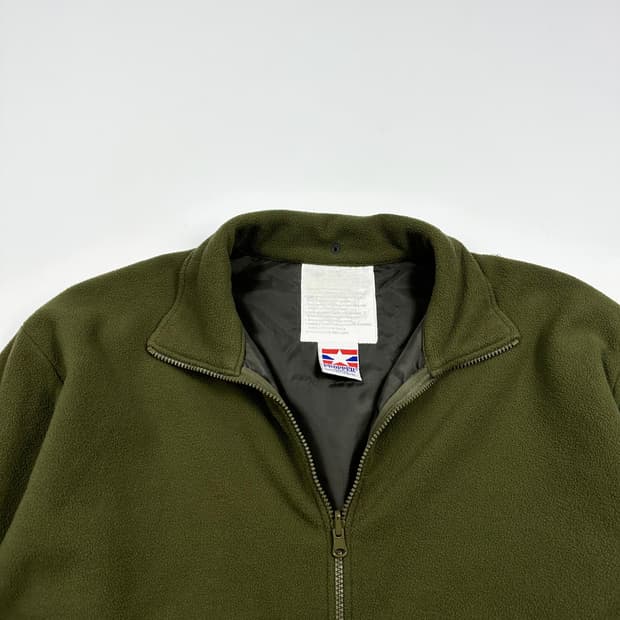 VTG 빈티지 프로퍼 카키 올리브 후리스자켓 (L)