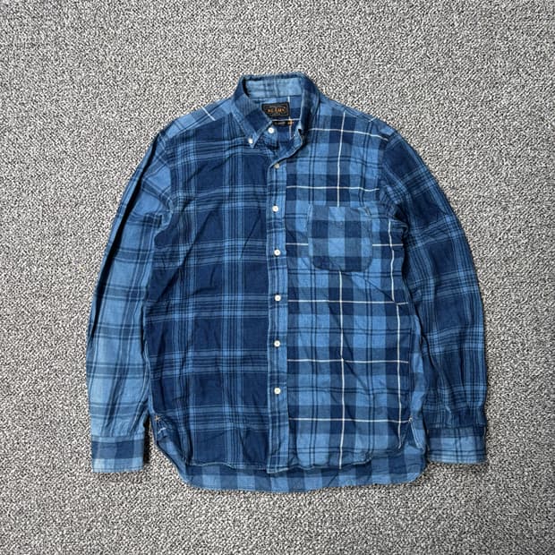 빔즈 플러스 BEAMS 체크 플란넬 