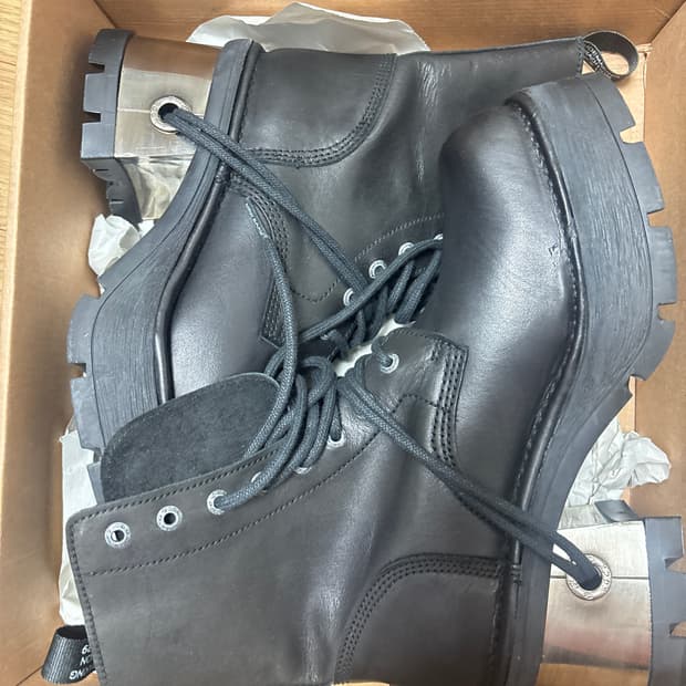 뉴락 레이스업 부츠