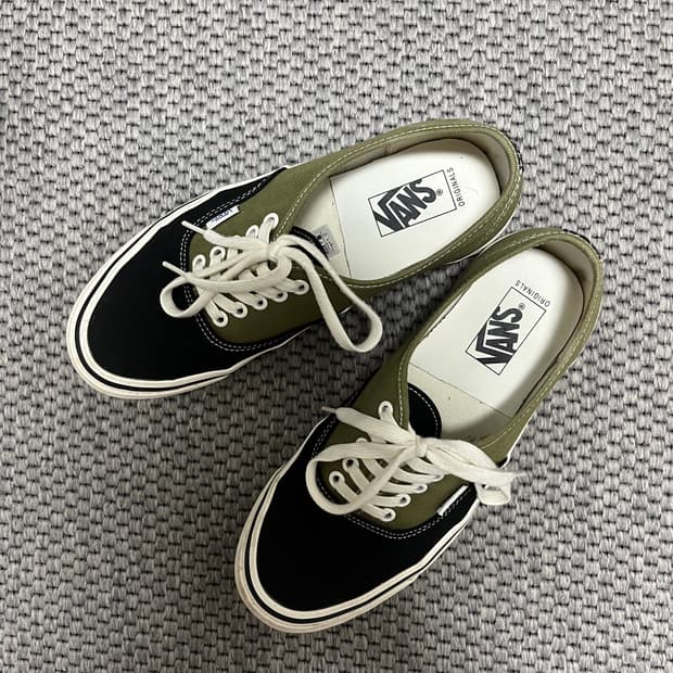 [270] 반스 볼트 어센틱 블랙/올리브(카키)