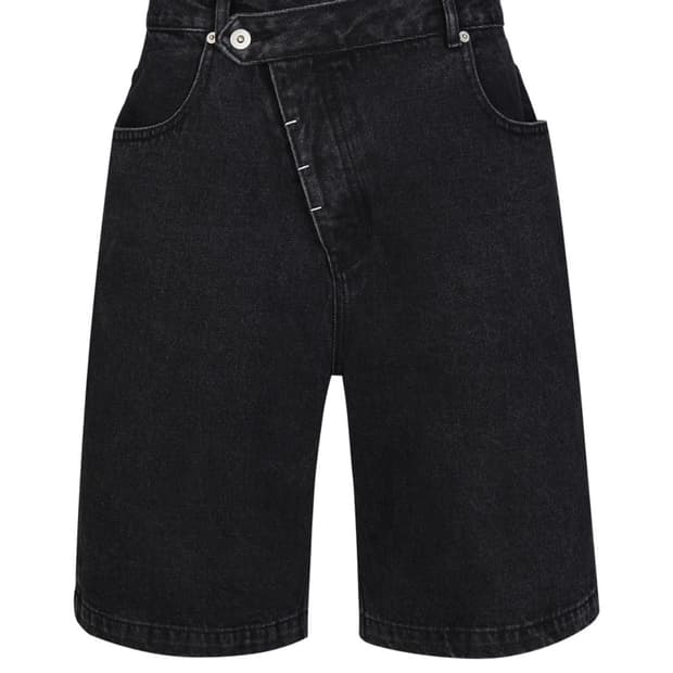 DIAGONAL BERMUDA SHORTS