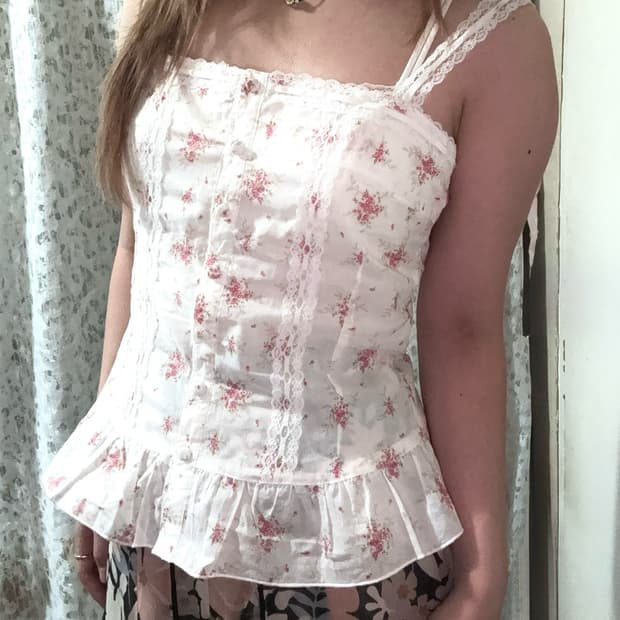 Flower sleeveless