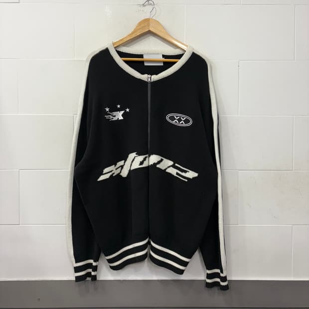 엑스톤즈 니트 집업