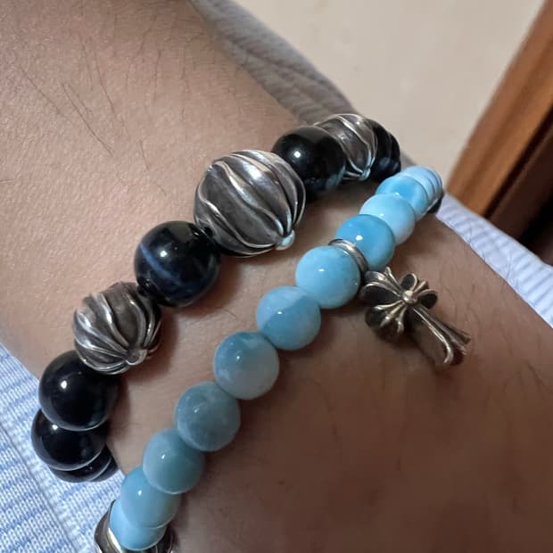 크롬하츠 비즈팔찌 8mm 비즈13