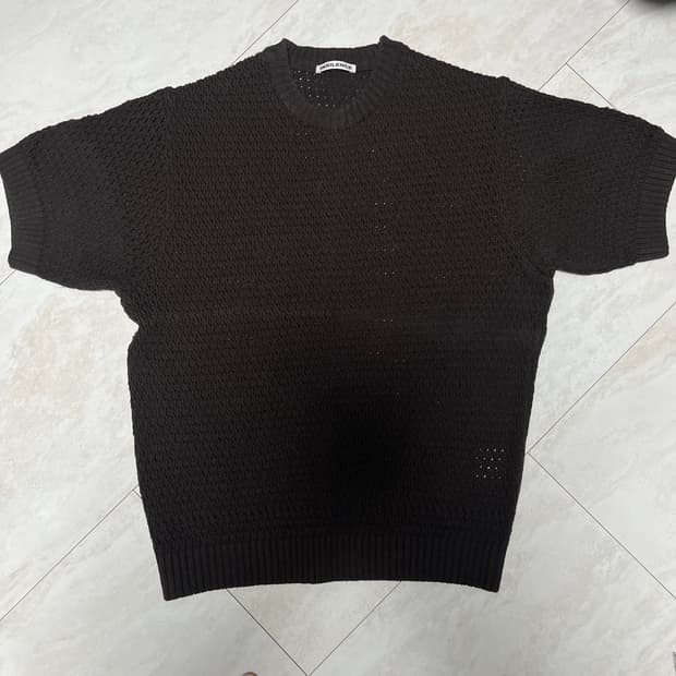 인사일런스 이탈리안 코튼 크루넥 니트 BROWN L