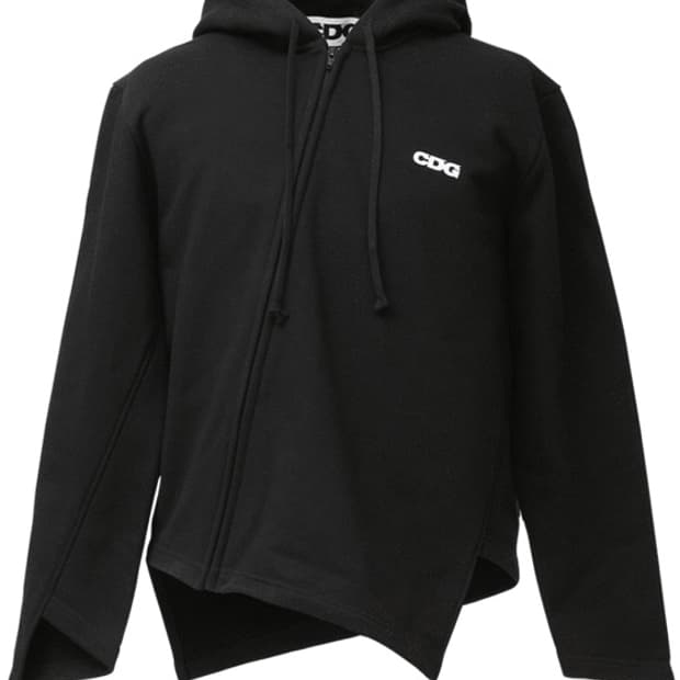 CDG 비아스 후드집업