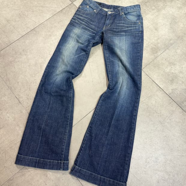 Y2k 부츠컷 데님 팬츠