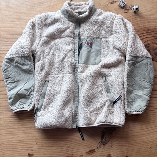 벤데이비스 그레이 베이지 플리스