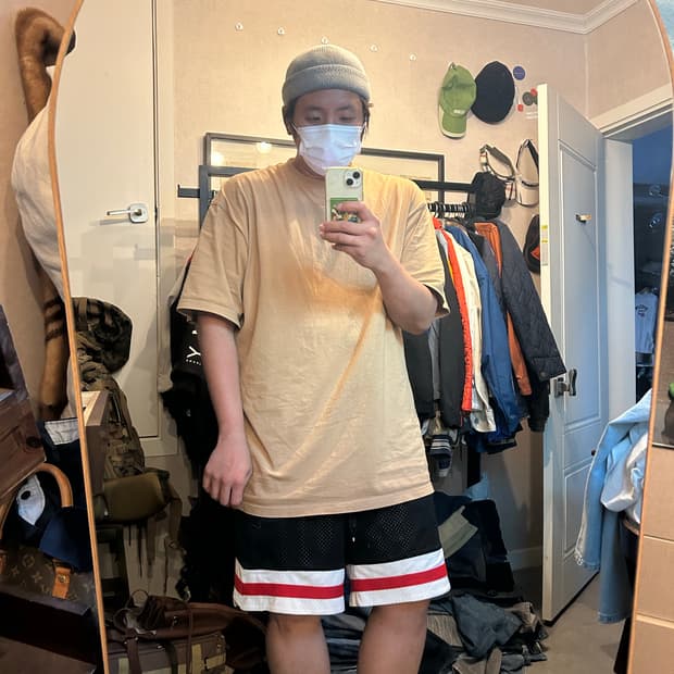  나이키 타이포그라피 빈티지 바스켓볼 팬츠  38인치 