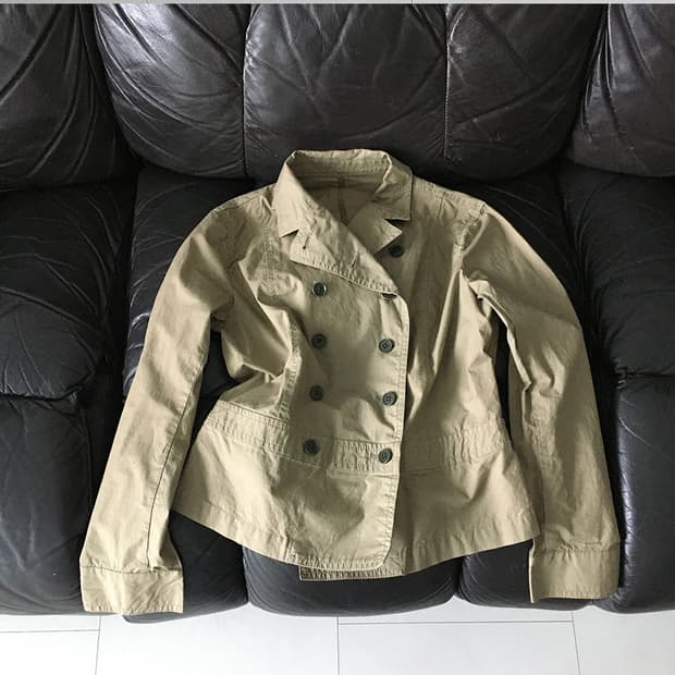short trench jacket