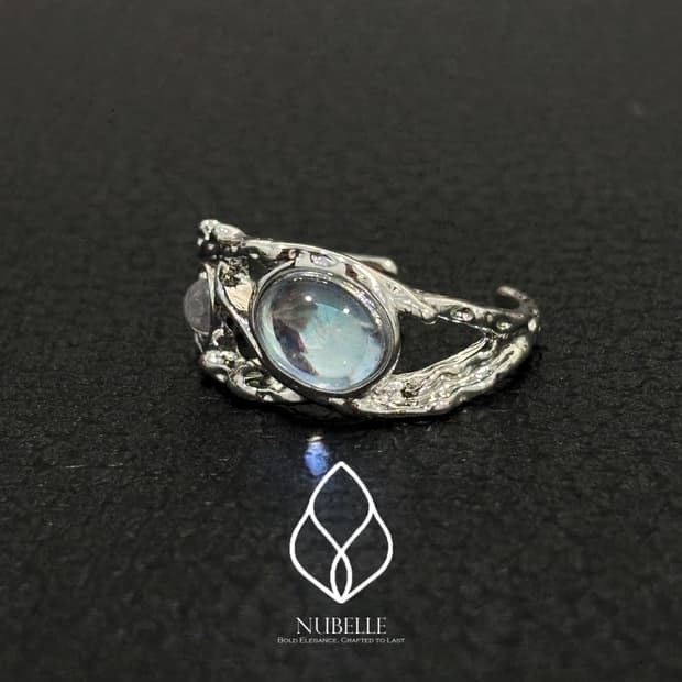 🌗 Antique waterdrop ring / 물방울 엔틱 반지