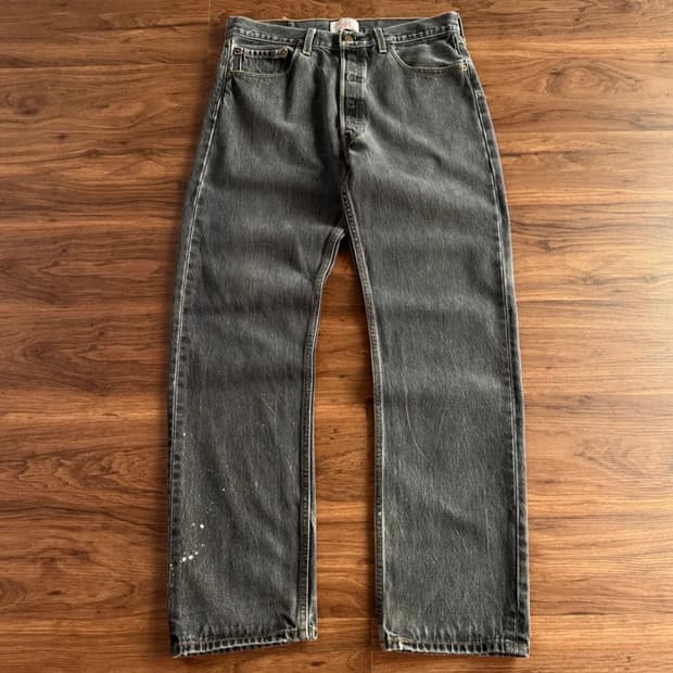 00’s Levi’s 501 vintage painted denim 30