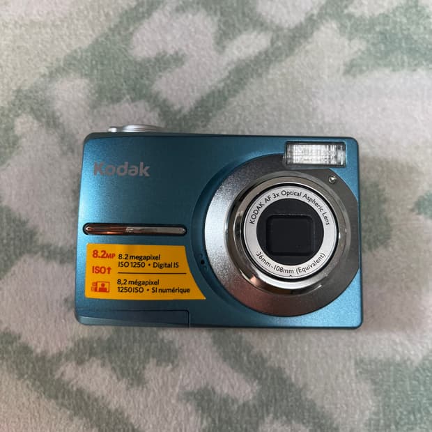 코닥 c813 펄 블루 빈티지 디카 카메라