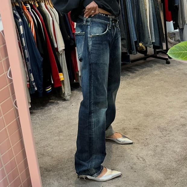 에드윈503 레귤러 스트레이트 페이드 데님 팬츠(30)