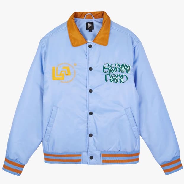 브레인데드 휴먼 하드웨어 새틴 자켓 봄버