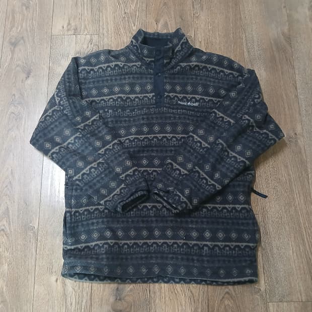 몽벨 재팬 반집업 후리스 클리마플러스