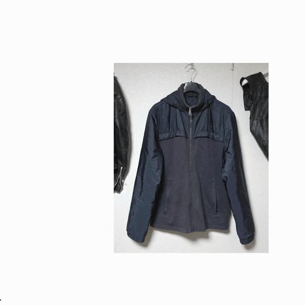 Prada sports 2015 red tab zipup jacket