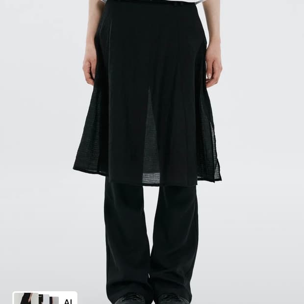 하나히 Hidden pocket skirt pants 스커트 팬츠