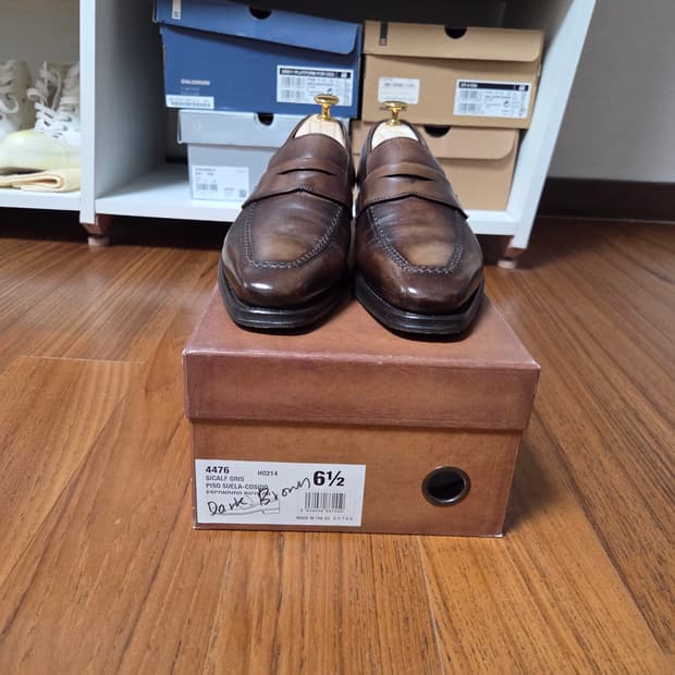 버윅 다크브라운 남성 로퍼