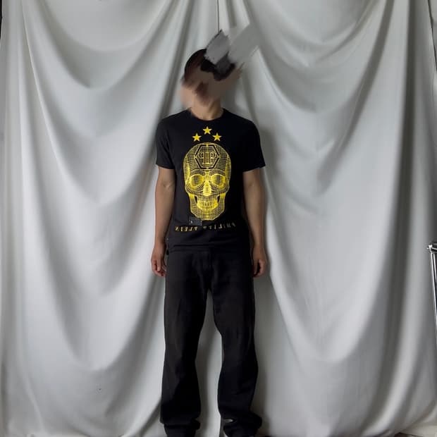 philipp plein 필립플레인 해골 프린팅 반팔