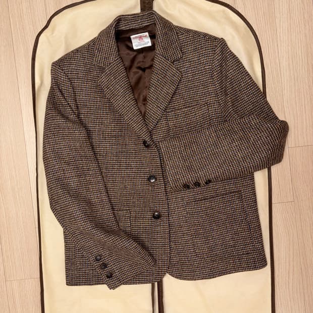 시엔느 부티크 헤링본 체크 자켓