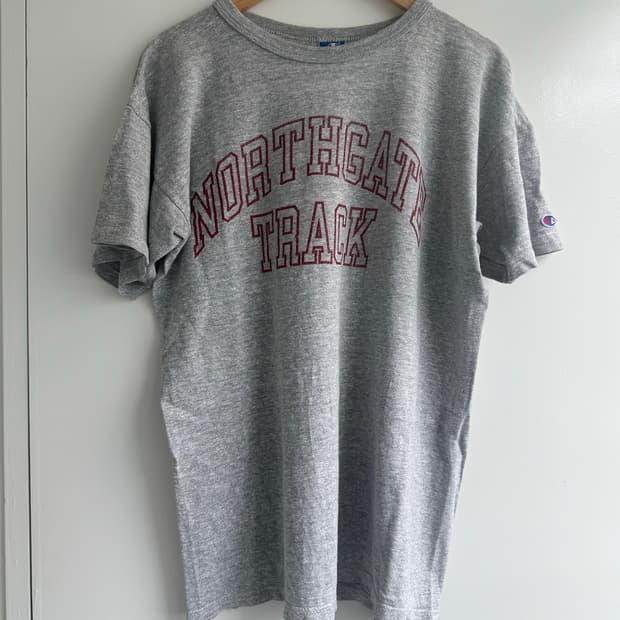 90s Champion 'NORTHGATE TRACK' T Shirt