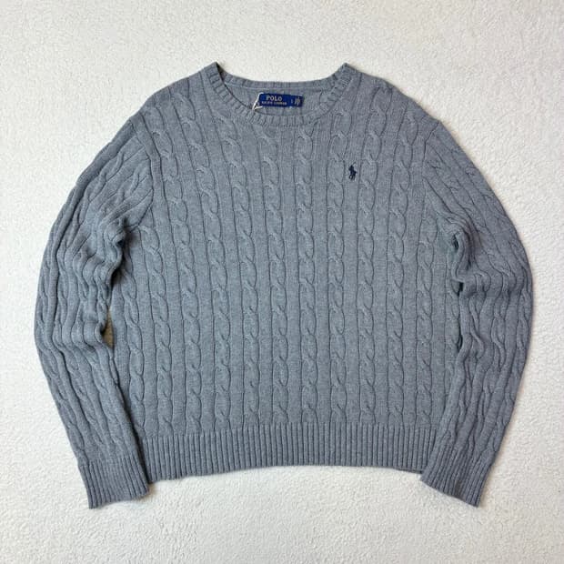 폴로 랄프로렌 케이블 시그니처 로고 니트 PN6206